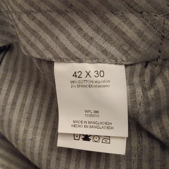 Haggar Black Pants/Slacks Brand New Men's Sz 42/30 Relaxed Fit 3 Inch Flex Waist - Picture 10 of 11